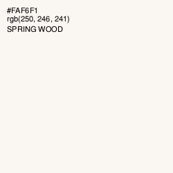 #FAF6F1 - Spring Wood Color Image